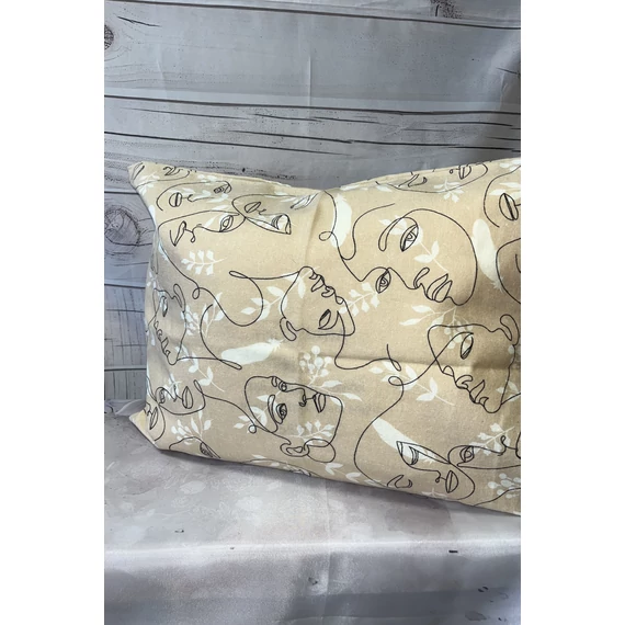 Kispárnahuzat – 40×50 cm, 100% pamut, gombos
