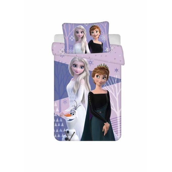 Jégvarázs – Elsa, Anna és Olaf gyerek ágyneműhuzat szett