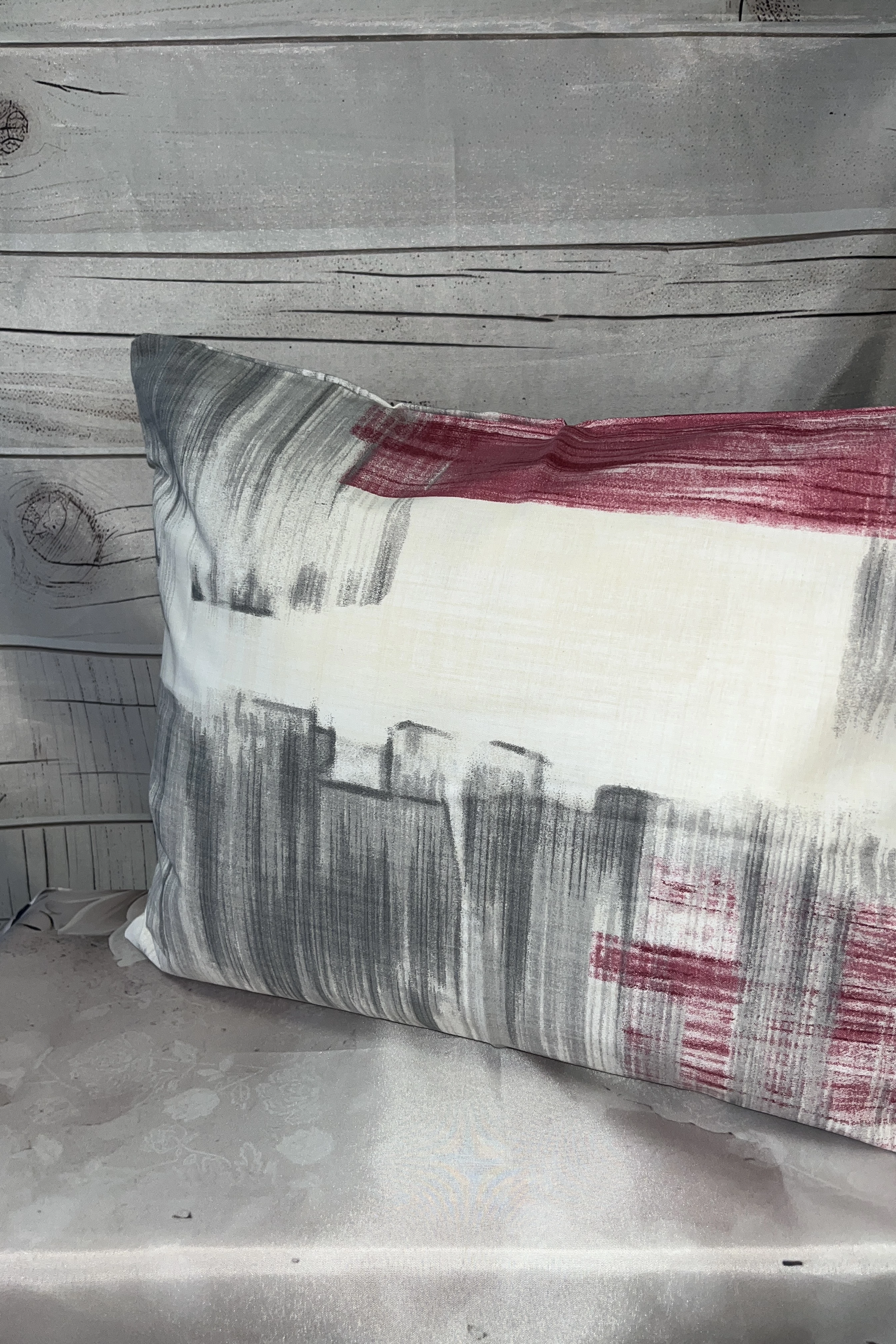  Kispárnahuzat – 40×50 cm, 100% pamut, gombos