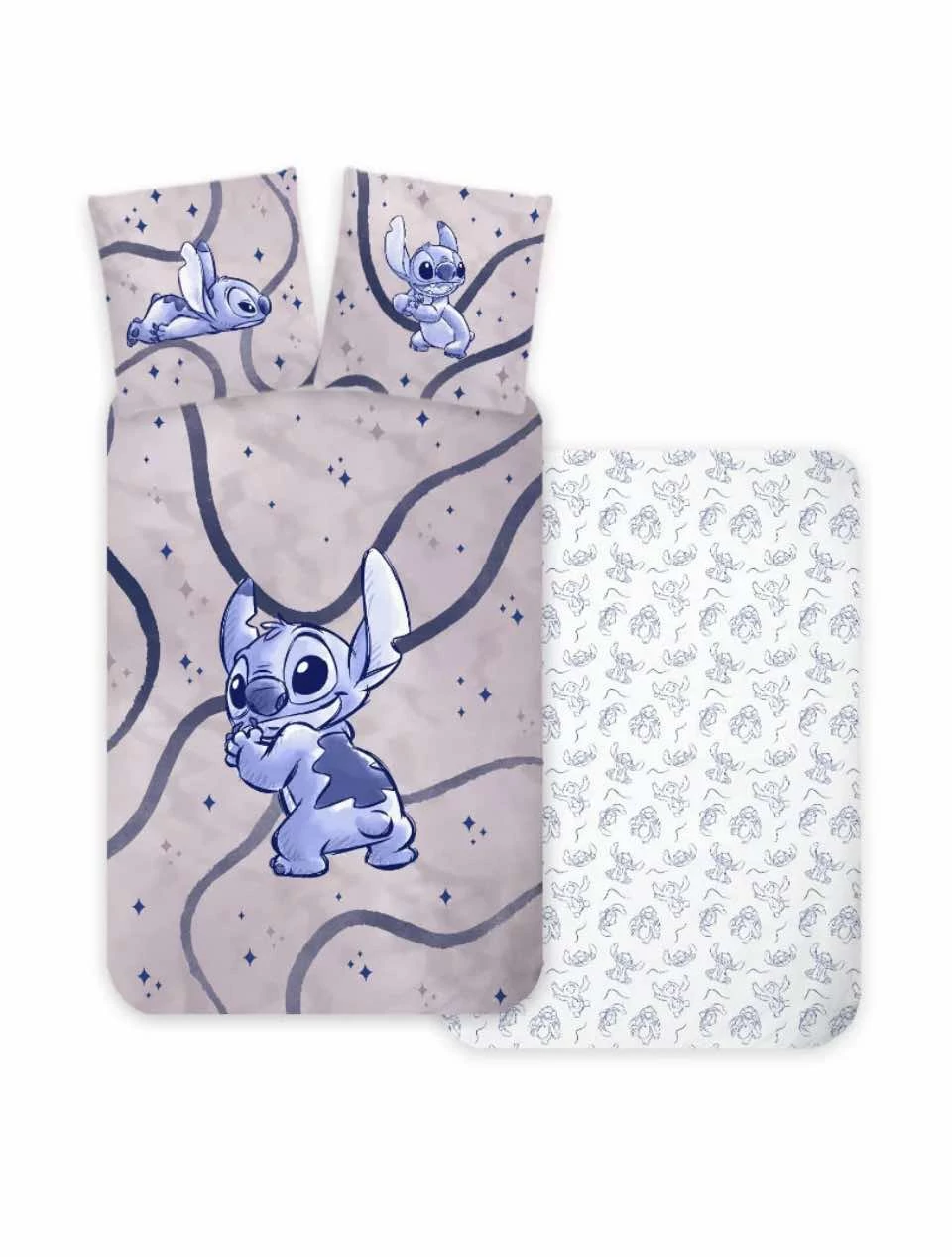 Disney Lilo & Stitch ágyneműhuzat szett – Játékos Stitch mintával