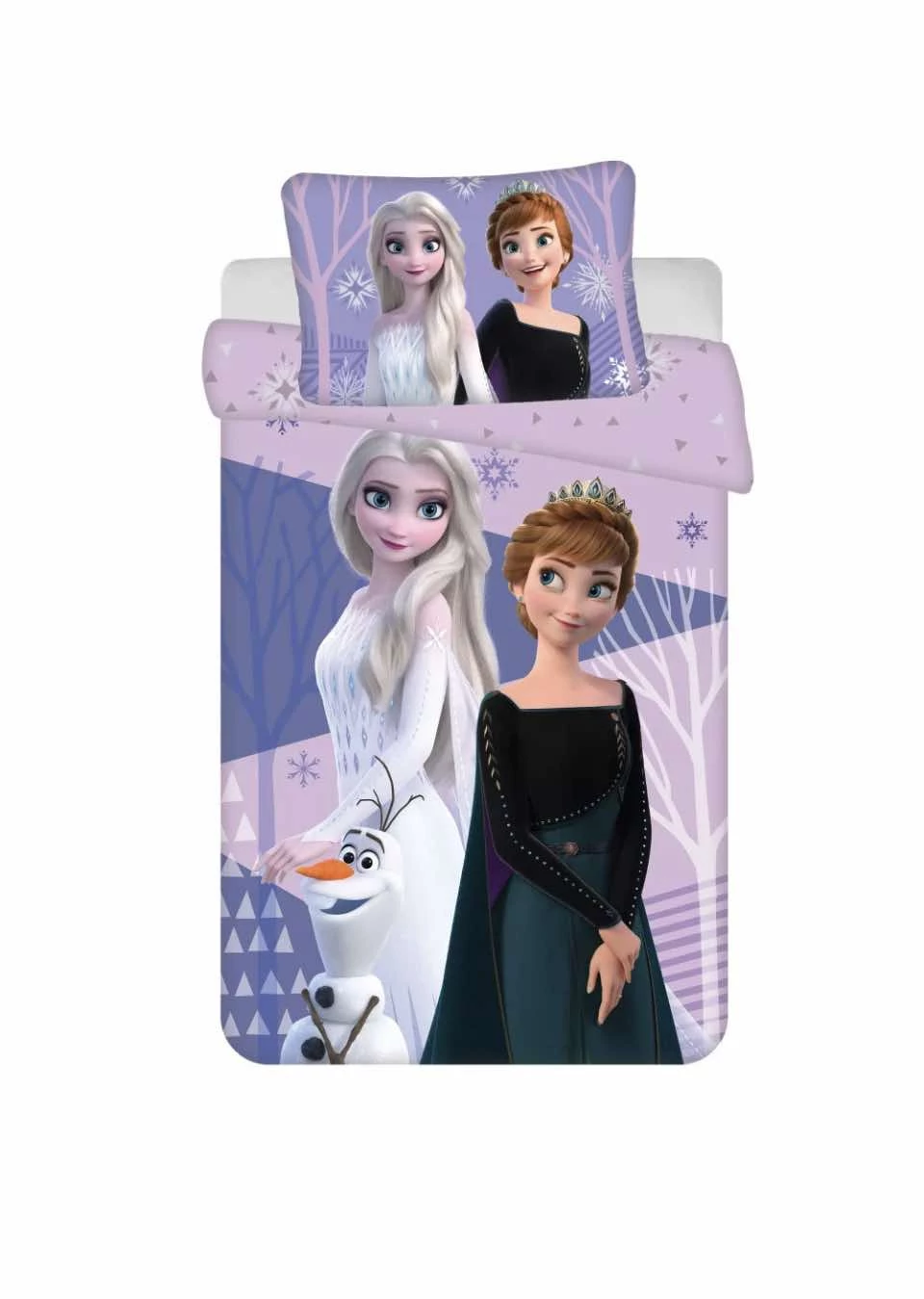 Jégvarázs – Elsa, Anna és Olaf gyerek ágyneműhuzat szett